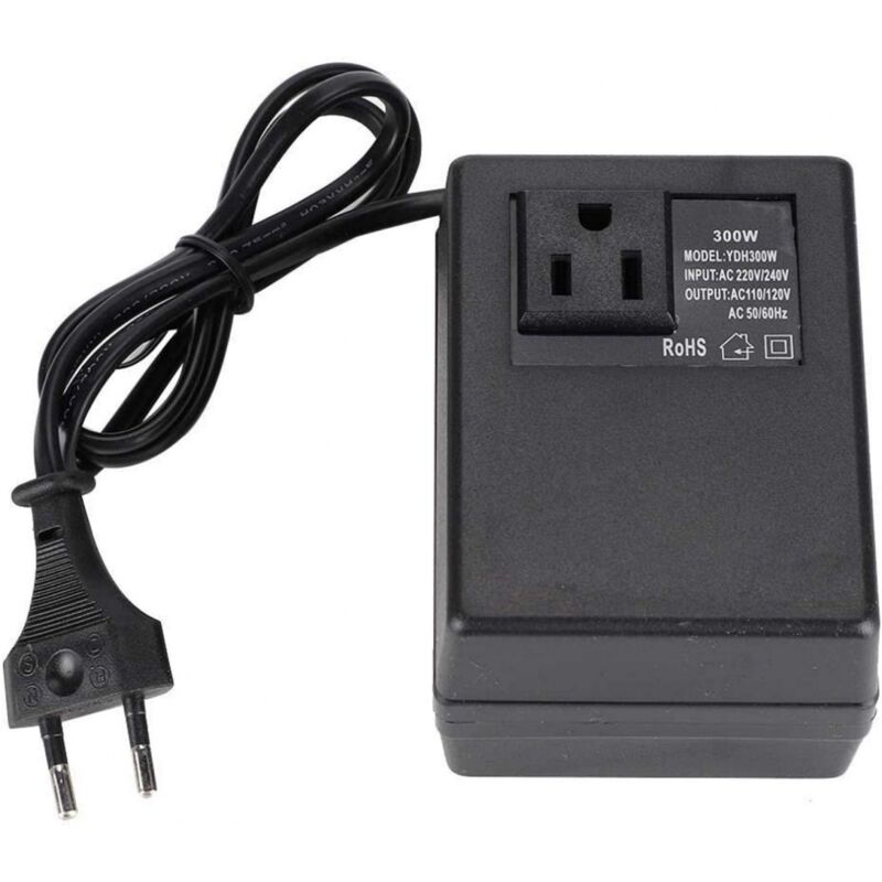 foto del prodotto aiperq convertitore di tensione ymyny 220v a 110v, trasformatore 220v 110v 300w convertitore di tensione 220v a 110v adattatore presa convertitore