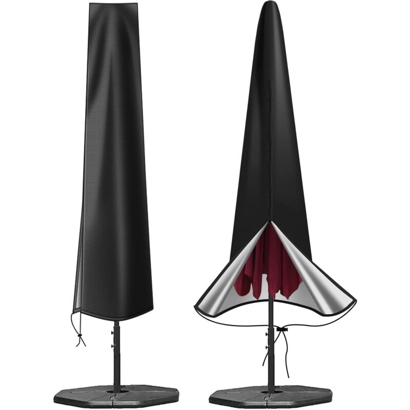foto del prodotto aiperq copertura per ombrellone in tessuto oxford 600d impermeabile con cerniera 190 x 30 x 50 cm , per ombrellone da giardino da 2 m, 2,2 m, 2,3