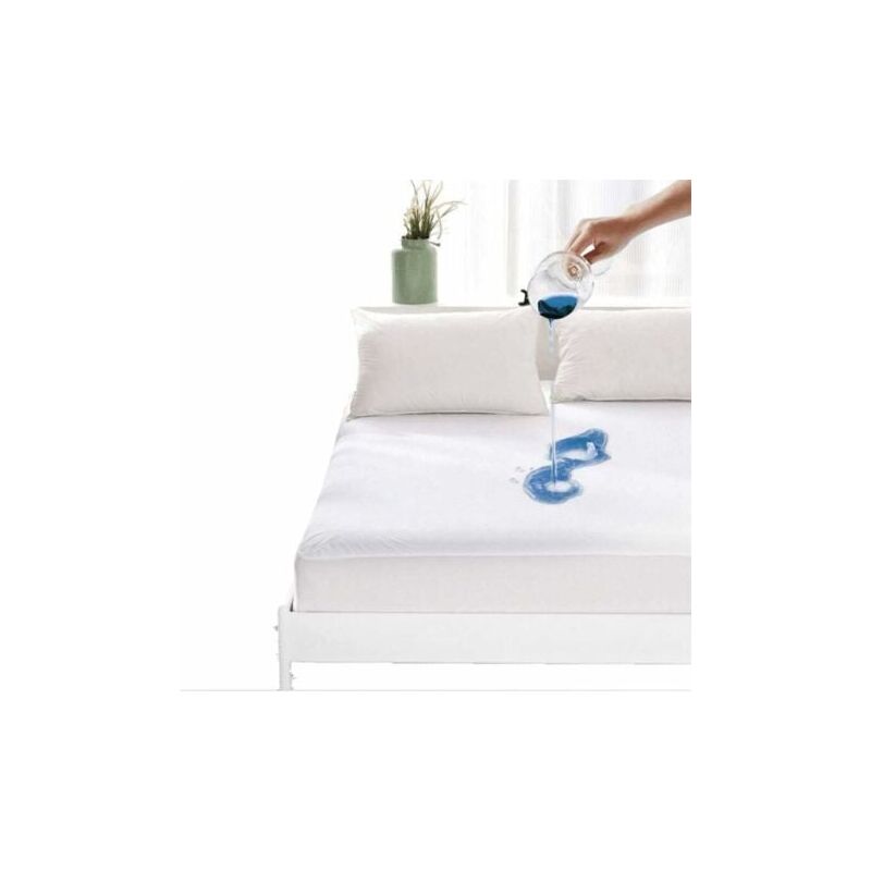 foto del prodotto aiperq coprimaterasso misura 160x200cm coprimaterasso impermeabile coprimaterasso antiallergico agli acari della polvere e alla muffa