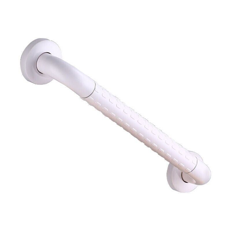 foto del prodotto aiperq corrimano di sicurezza antiscivolo bianco da circa 50 cm, corrimano per bagno, corrimano per wc, anziani, disabili, donne incinte
