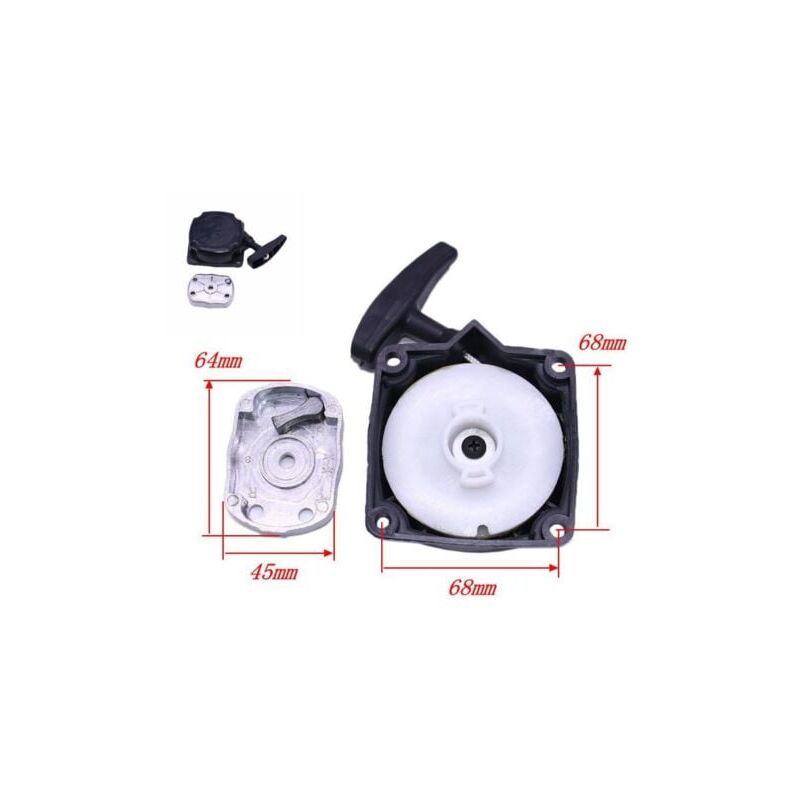 foto del prodotto aiperq decespugliatore aiper con avviamento a strappo, multifunzione 4 in 1, attrezzo a perno e trivella