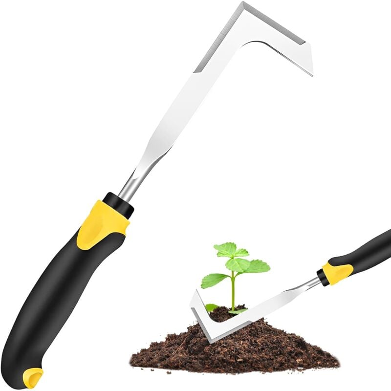 foto del prodotto aiperq diserbatrice manuale, attrezzi da giardino, coltello per diserbo, diserbatrice in acciaio inossidabile, strumento per diserbo manuale,
