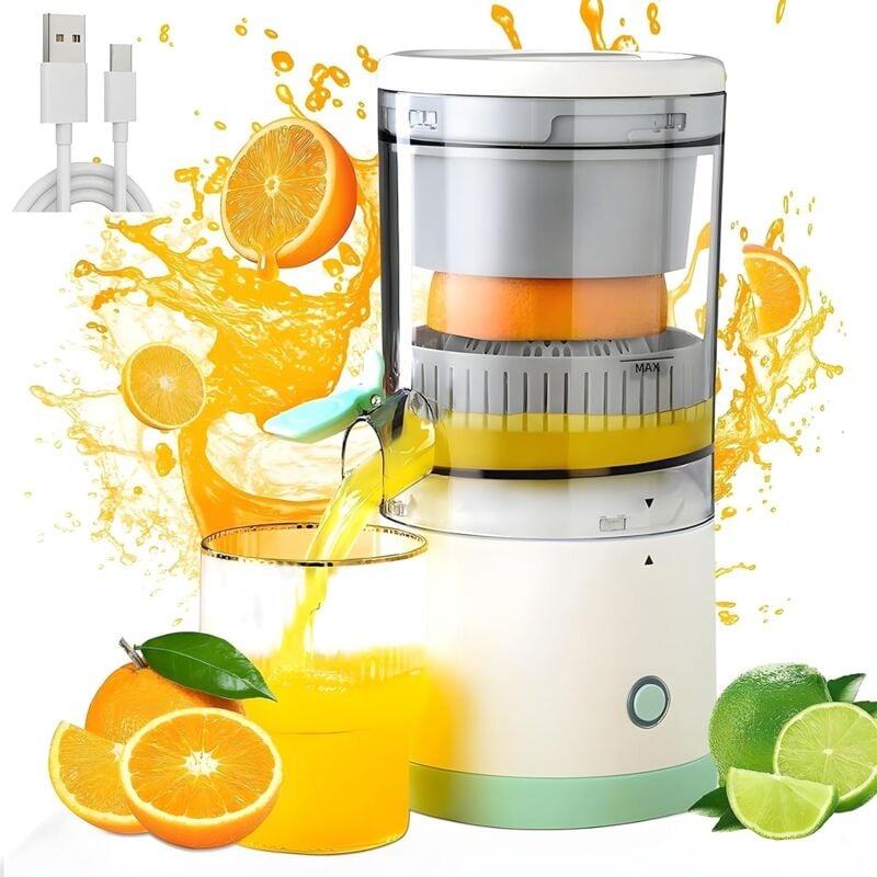 foto del prodotto aiperq estrattore di succo ricaricabile estrattore di succo portatile con usb, silenzioso, per frutta e verdura ad alto contenuto di nutrienti