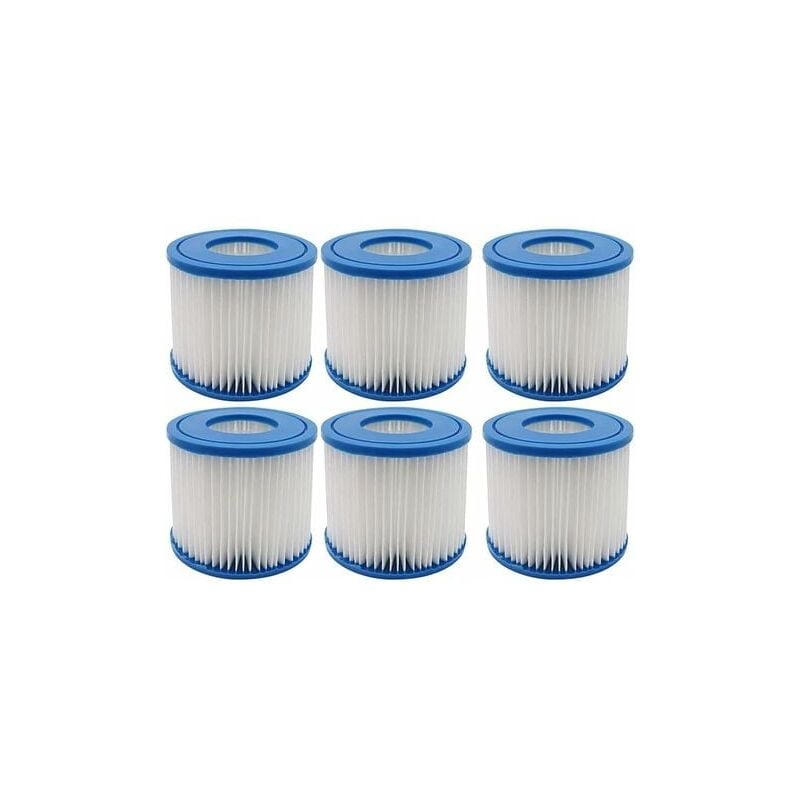 foto del prodotto aiperq filtri per vasca idromassaggio da 6 pezzi per piscina tipo d cartuccia filtro di ricambio per summer waves minkurow