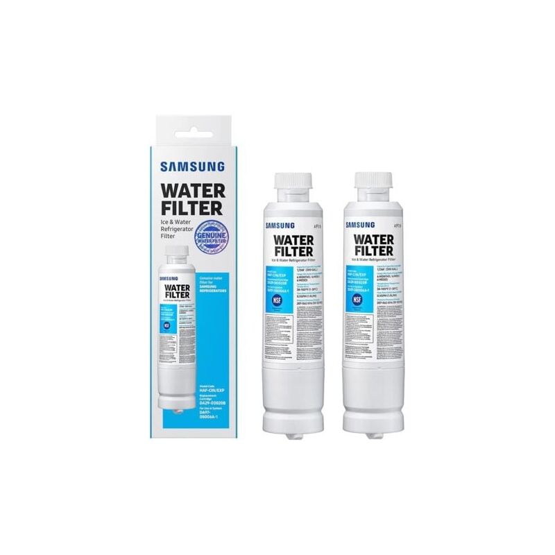 foto del prodotto aiperq filtro dell acqua di ricambio per frigorifero aiper, compatibile con samsung da29 00020b, da97 08006a 1, haf cin exp, confezione da 2