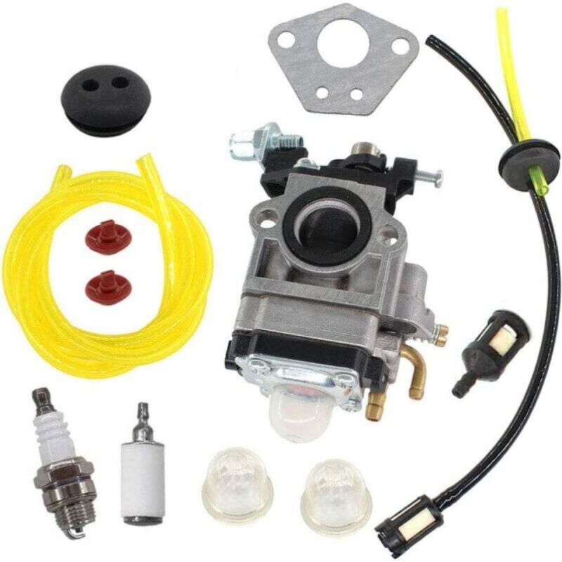 foto del prodotto aiperq gruppo carburatore ymyny per 43cc 52cc per tb43 1e40f 5 bc520 cg430 cg520 filtro carburante motore decespugliatore motosega tosaerba parti