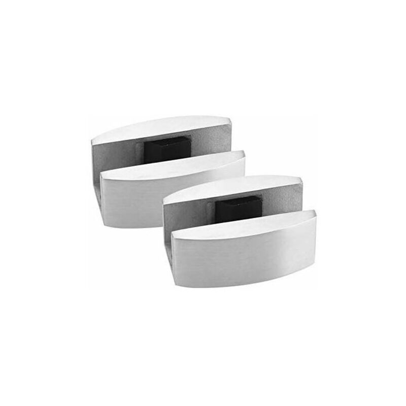 foto del prodotto aiperq guida per pavimento per porte scorrevoli in vetro accessori per sistema di porte scorrevoli in vetro senza telaio in acciaio inossidabile 304