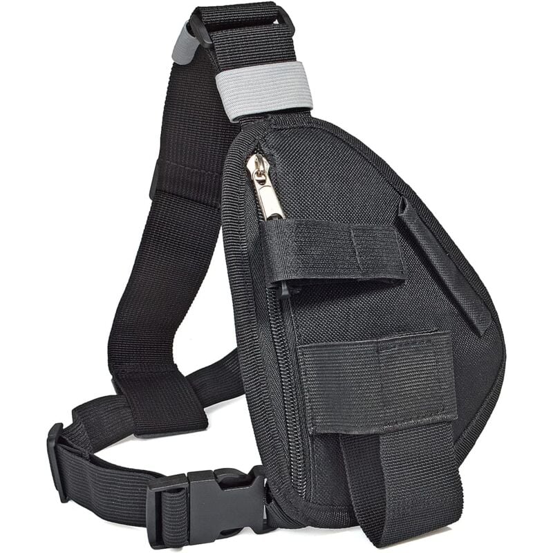 foto del prodotto aiperq imbracatura toracica per radio, gilet portatile con tracolla regolabile, compatibile con baofeng motorola uniden kenwood icom walkie talkie