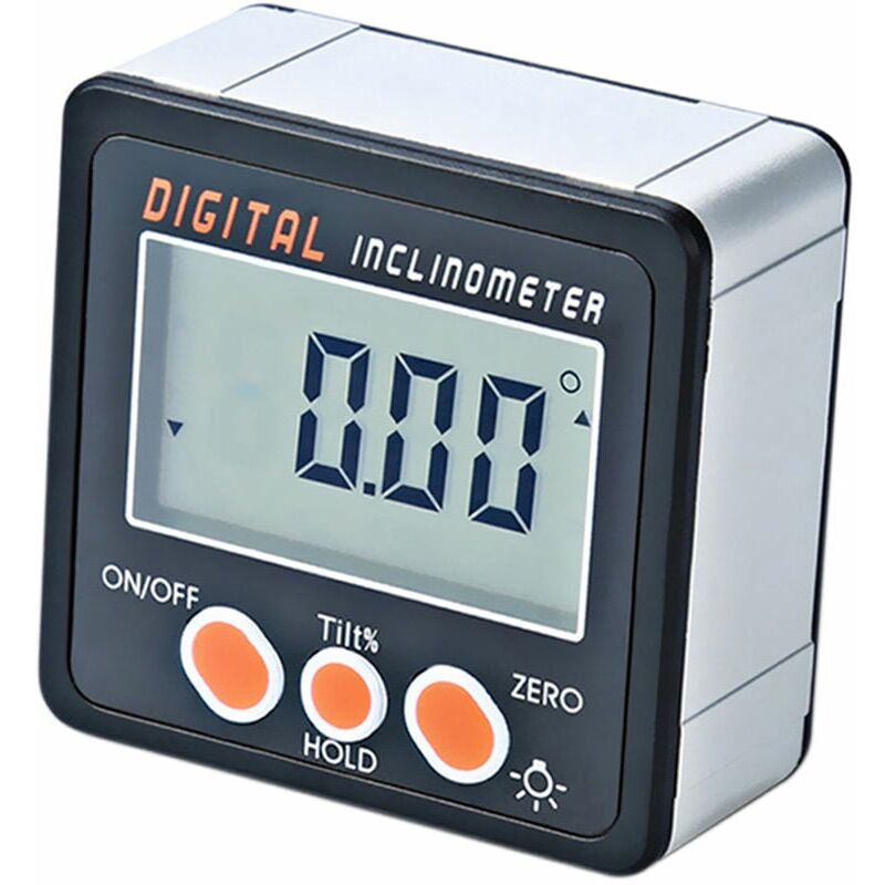foto del prodotto aiperq inclinometro digitale 0 360 , base magnetica