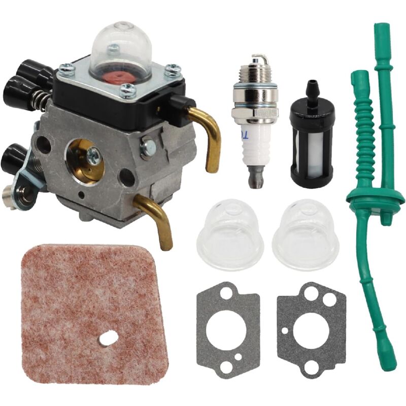 foto del prodotto aiperq kit carburatore ymyny fs45 fs55 hs85 adatto per c1q s97 c1q s66 c1q s71 c1q s97 a c1q s143 41401200619 4140 124 2800 con guarnizioni filtro