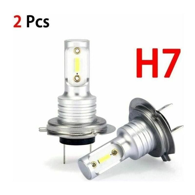 foto del prodotto aiperq kit lampadine per fari a led h7 abbaglianti anabbaglianti 8000lm 6000k super luminose, accessori per interni auto