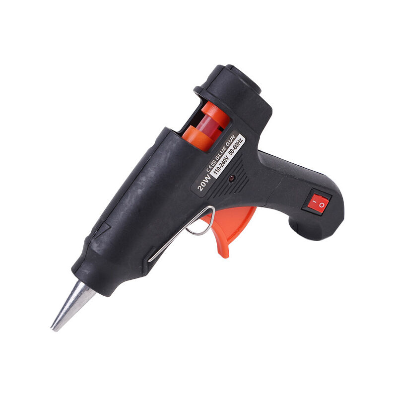 foto del prodotto aiperq la pistola per colla a caldo da 100 w si riscalda rapidamente ed sicura e antigoccia, adatta per riparazioni, artigianato, fai da te,