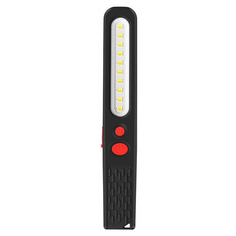 foto del prodotto aiperq lampada da lavoro a led ricaricabile, luce di combinazione a due colori, lampada di ispezione a led cob 2 in 1 con doppio magnete per auto,
