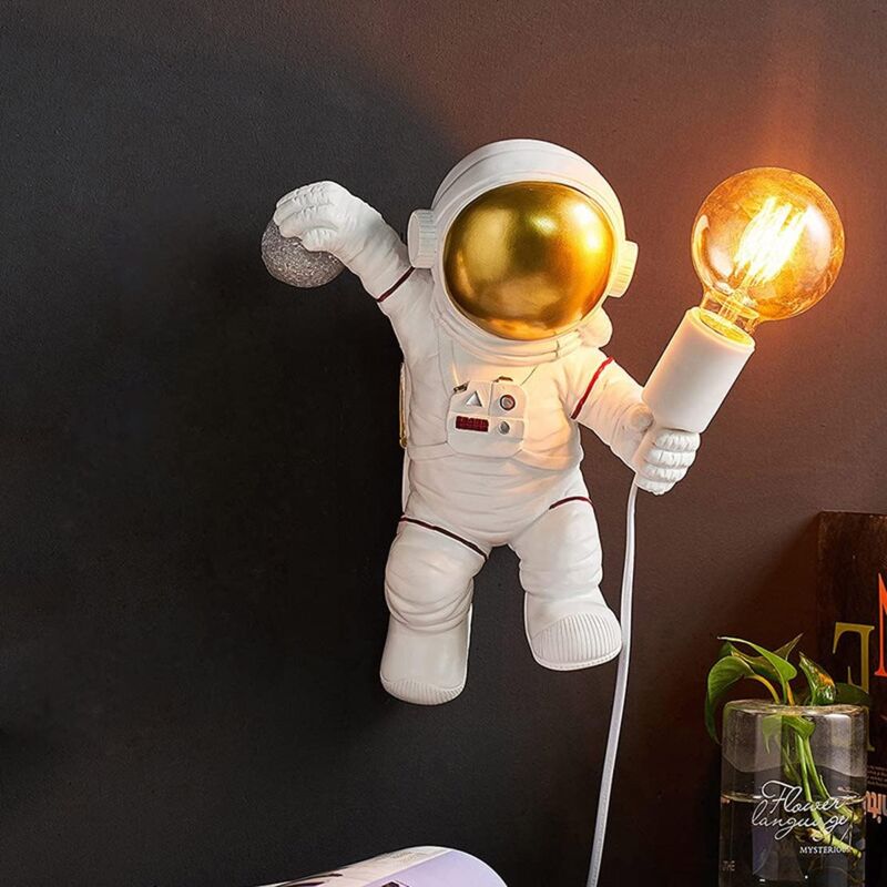 foto del prodotto aiperq lampada da parete per bambini con interruttore e spina, lampada da interno moderna, lampada da notte di design per camera da letto, luci