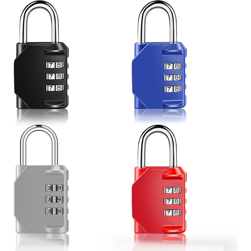 foto del prodotto aiperq locker codice di blocco codice di blocco a 3 cifre codice di blocco per esterni codice di blocco per armadietto della palestra, spogliatoio,