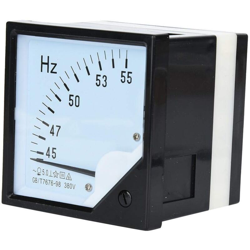 foto del prodotto aiperq misuratore di frequenza del pannello tester di tensione di prova elettrica quadrato, misuratore di hertz analogico del pannello di tipo