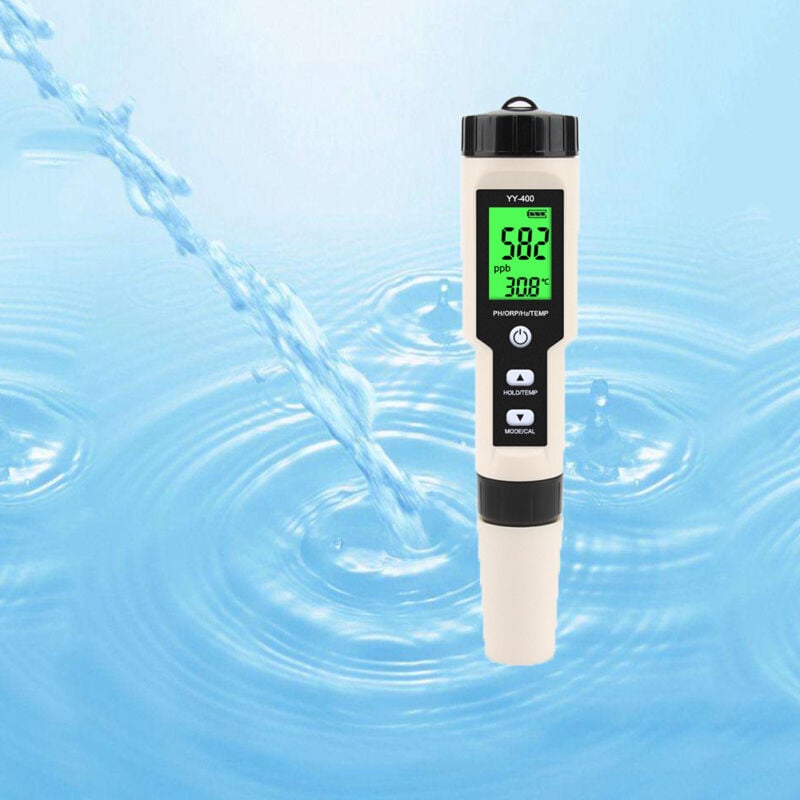 foto del prodotto aiperq misuratore di ph elettronico 5 in 1, tester della qualit dell acqua per misurazione di ph, tds, ec, salinit e temperatura, display lcd e