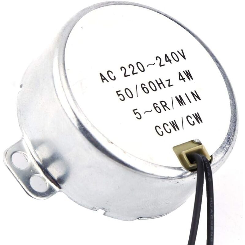 foto del prodotto aiperq motore sincrono elettrico 1 pz 220 240 v ca 4 w cw ccw 5 6 giri min 