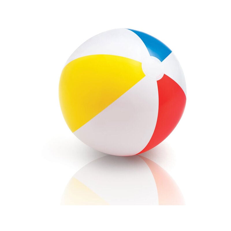 foto del prodotto aiperq pallone da spiaggia gonfiabile di medie dimensioni a quattro colori, pallone da spiaggia gonfiabile 59020, diametro gonfiabile 33 cm