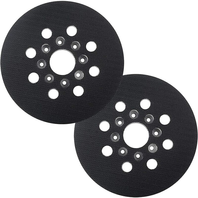 foto del prodotto aiperq piastra di supporto da 125 mm compatibile con bosch pex 220 a, gex 125 1 ae, pex 220 ae, skil 7402 7490, 2 pezzi