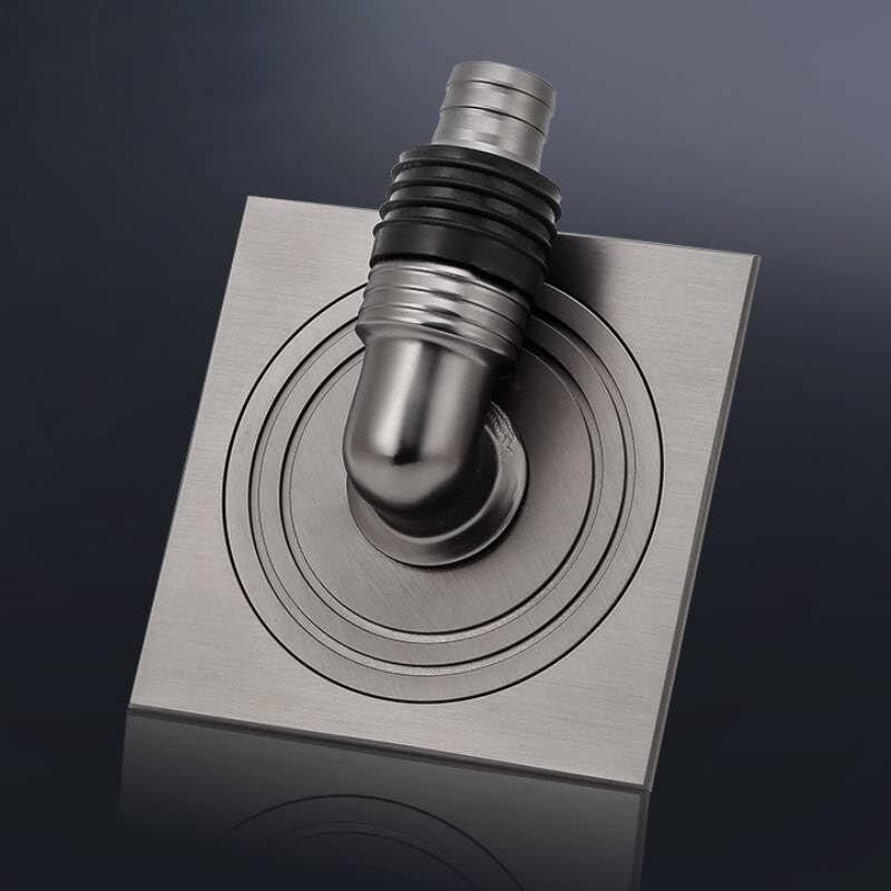 immagine 0 del prodotto aiperq piletta di scarico a pavimento interamente in rame da 4 pollici, copertura per scarico a pavimento per lavatrice, copertura per scarico a