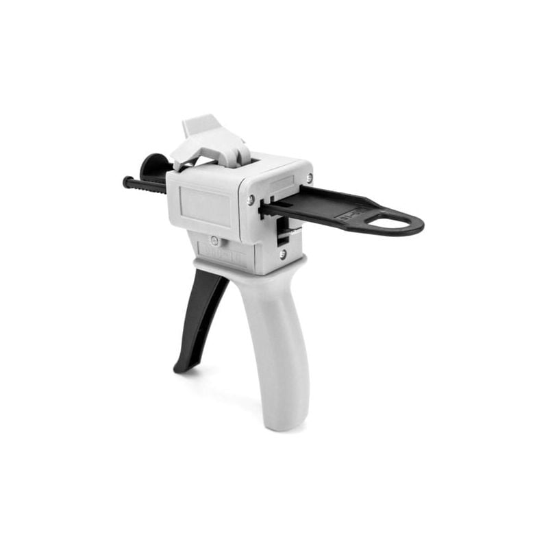 foto del prodotto aiperq pistola erogatrice per resina epossidica da 50 ml, pistola erogatrice per miscelazione di colla, rapporto 10 1, ugello di miscelazione