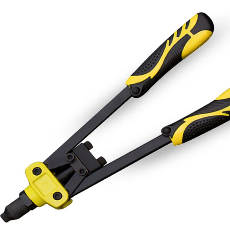 foto del prodotto aiperq pistola per rivetti manuale rivettatrice a doppia leva rivettatrice a trazione singola rivettatrice per officina industria risparmio di