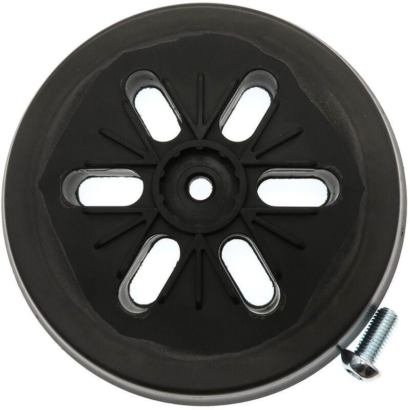 foto del prodotto aiperq platorello abrasivo da 150 mm per levigatrice orbitale casuale bosch gex 150 ac, pex 15 ae, gex 150 turbo 150 mm con viti poweka ad lala