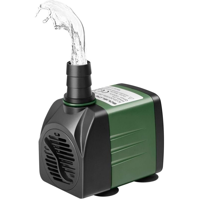 foto del prodotto aiperq pompa ad acqua sommergibile 25w 1500l h ac220 240v con 2 bus per acquario, acqua, fontane da giardino, sistema idroponico