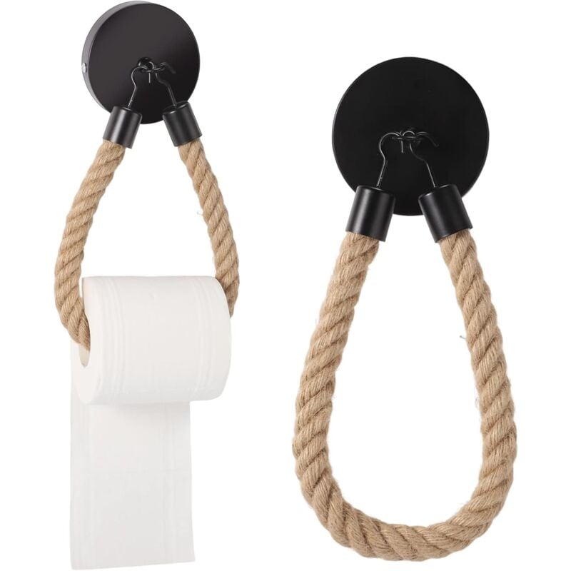 foto del prodotto aiperq porta scopino per wc nero scopa per wc in acciaio inossidabile 304 montaggio a parete impermeabile facile da pulire per wc bagno wc con
