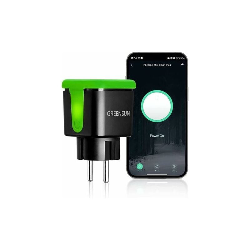 foto del prodotto aiperq presa esterna impermeabile aiper, presa intelligente greensun, presa intelligente alexa, presa con timer programmabile, presa impermeabile