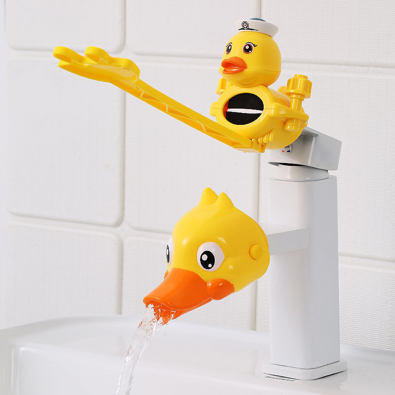 foto del prodotto aiperq prolunga per rubinetto per bambini, prolunga per rubinetto, prolunga per rubinetto in stile cartone animato, per bagno e cucina per lavarsi
