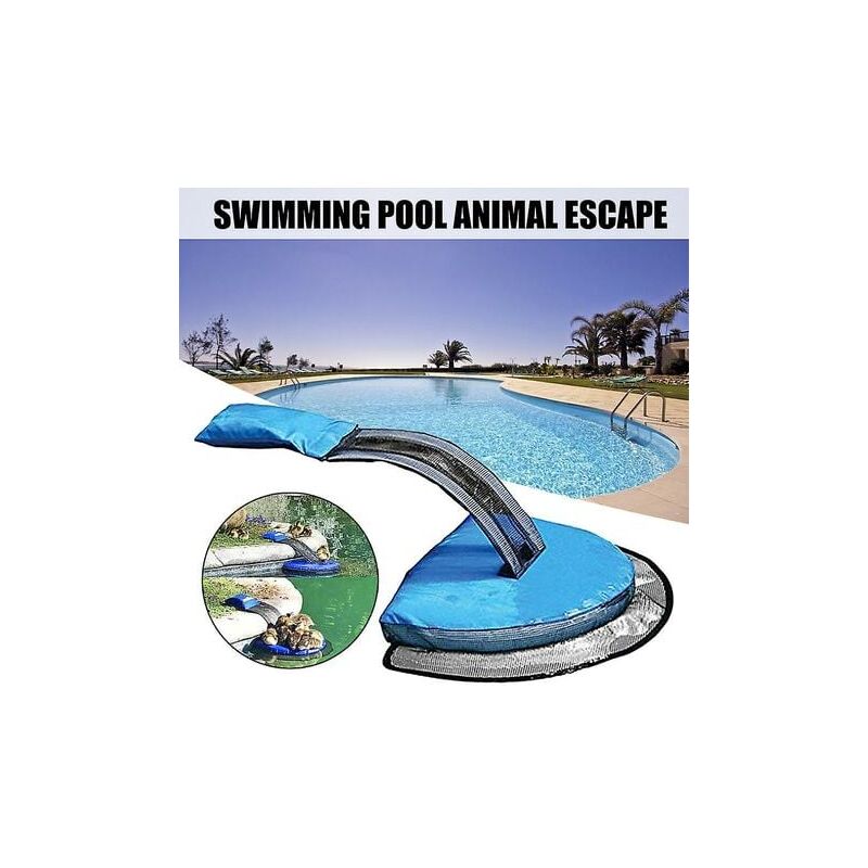 foto del prodotto aiperq rampa di fuga per piscina di salvataggio animali rampa galleggiante rampa di salvataggio rana piscina di protezione animali