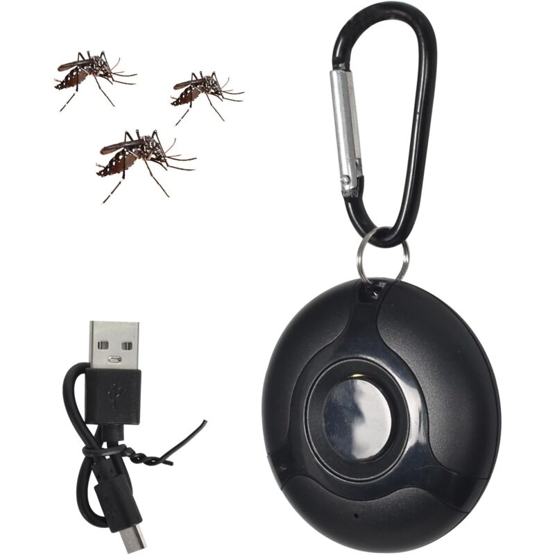 foto del prodotto aiperq repellente per zanzare a ultrasuoni, repellente portatile per esterni interni contro insetti e ragni, efficace contro mosche, ratti,