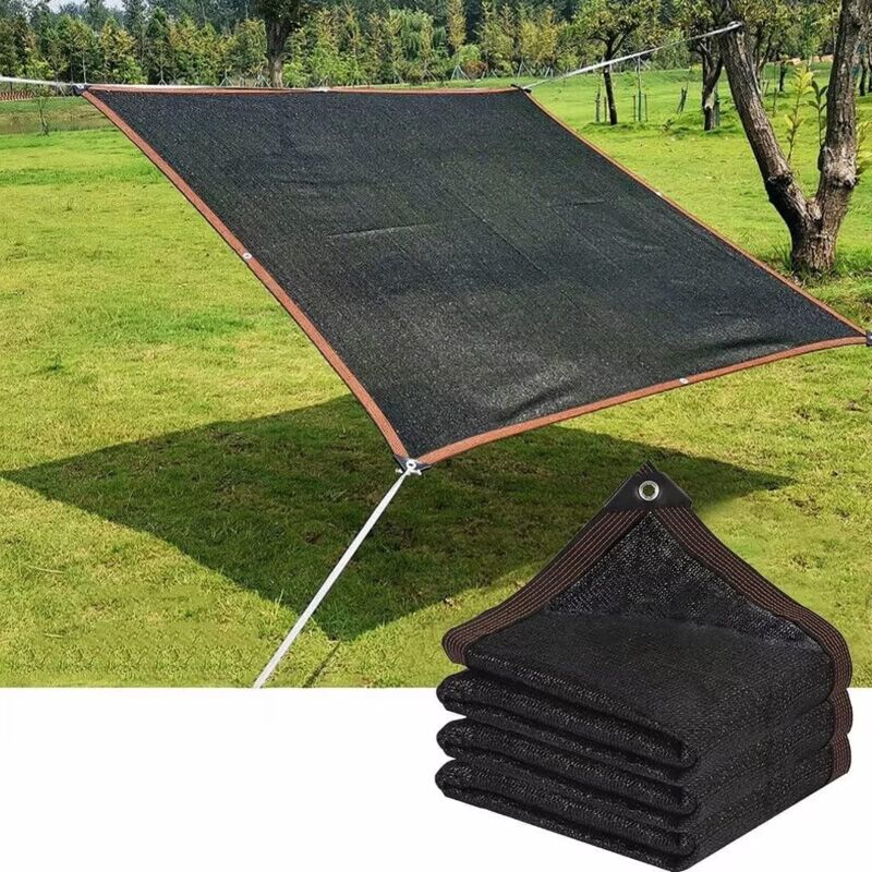 foto del prodotto aiperq rete ombreggiante 90 per serra con occhielli 2 x 4 m per giardino, pergolato, piante da terrazza, serra, pollaio, esterno