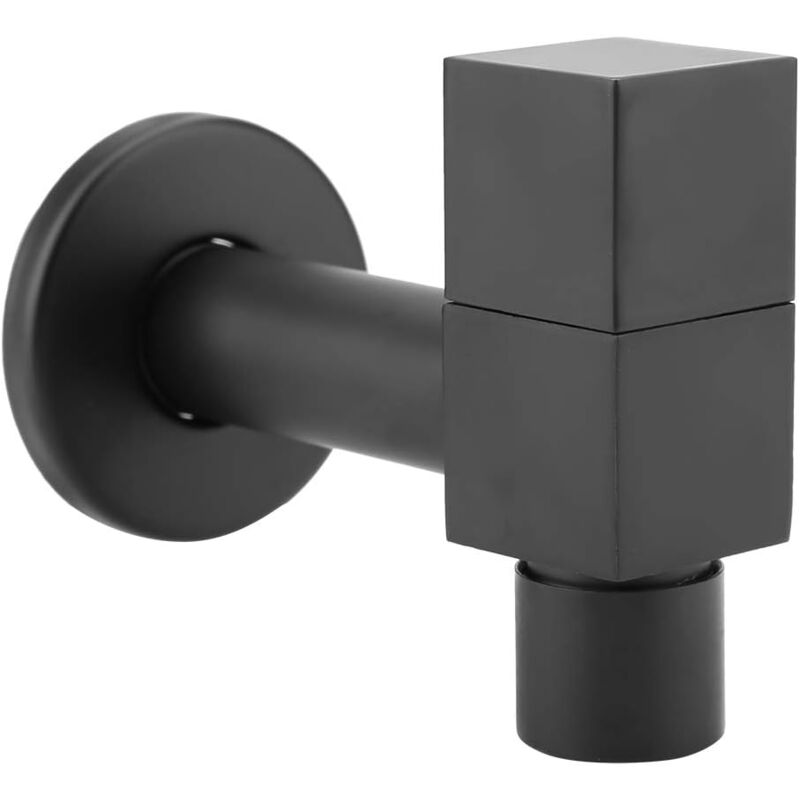 foto del prodotto aiperq rubinetto per lavatrice, rubinetto per esterno, rubinetto per acqua fredda, rubinetto per lavabo con maniglia quadrata in rame, rubinetto
