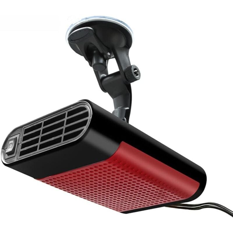 foto del prodotto aiperq sbrinatore per auto, antiappannante, per parabrezza, riscaldatore per auto, 12 v, rotante a 360 , ventola portatile per auto da 150 w, con