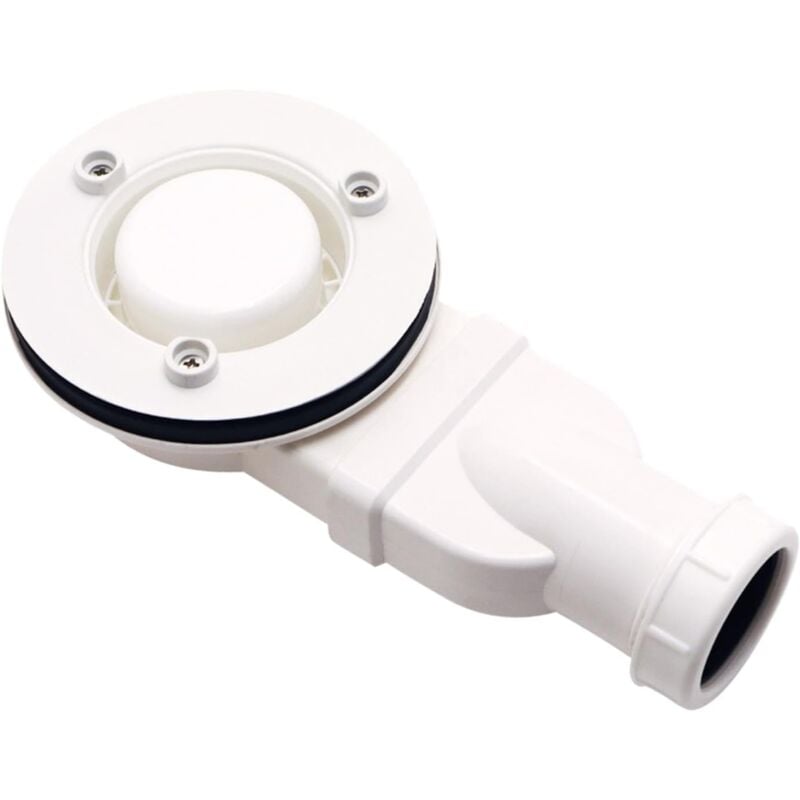 foto del prodotto aiperq scarico doccia, sostituzione scarico laterale, scarico vc, scarico piatto doccia sottile sifone per prevenzione, bianco