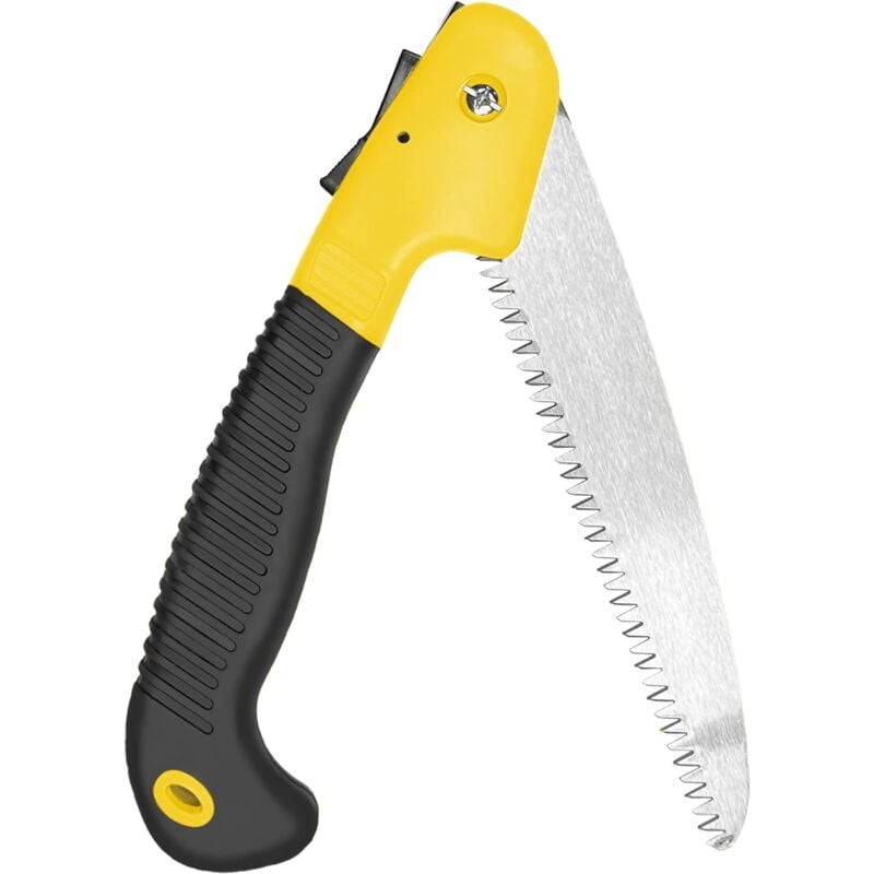 foto del prodotto aiperq scie d lagage, scie main, scie pliante d ext rieur, lame en acier de 18 cm pour la r paration de terrasses, jardins, voyages, camping,