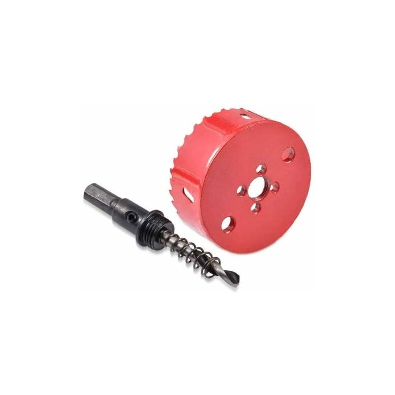 foto del prodotto aiperq sega a tazza bimetallica da 100 mm m42 hss , resistente per legno, alluminio, ferro, plastica