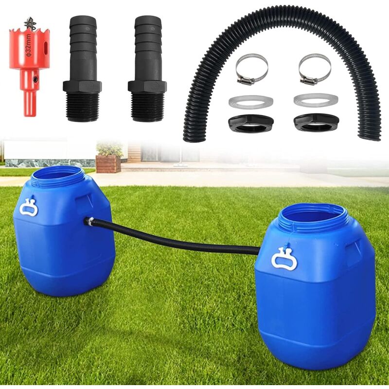 foto del prodotto aiperq serbatoio dell acqua per carriola i sacca mobile per l acqua da esterno con valvola di scarico e tappetino antiscivolo i borraccia