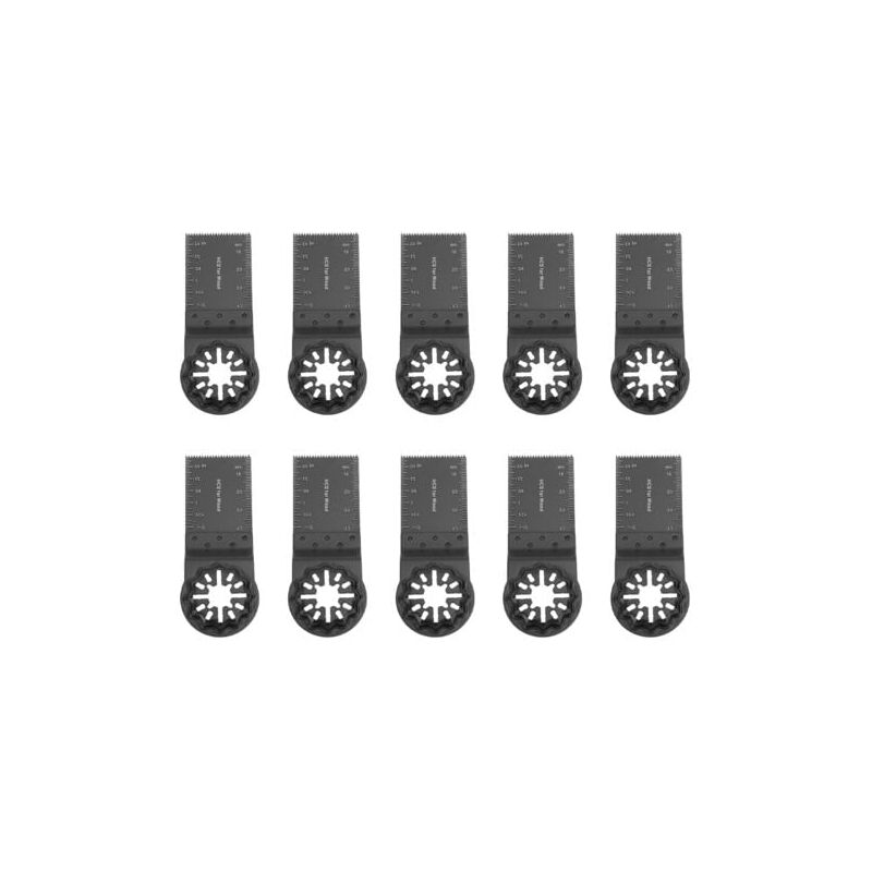 foto del prodotto aiperq set di accessori per lame oscillanti da 10 pezzi per utensili multifunzione oscillanti, lama universale per dremel, bosch, makita, fein