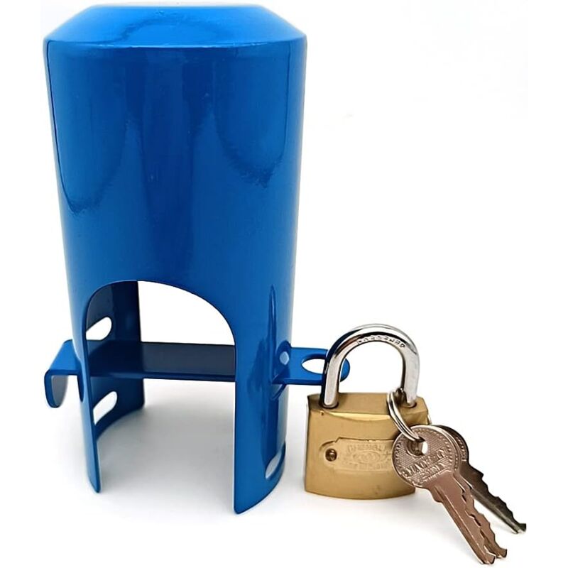 foto del prodotto aiperq sistema di bloccaggio del rubinetto da esterno per prevenire l uso non autorizzato e gli atti vandalici blocco del tubo da giardino e