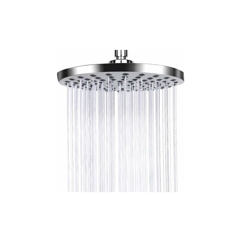 foto del prodotto aiperq soffione doccia anticalcare soffione doccia in acciaio inox, soffione doccia a pioggia, soffione doccia fisso ad alta pressione e risparmio