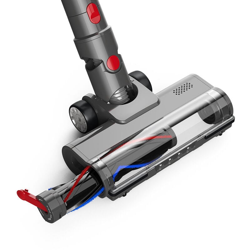 foto del prodotto aiperq spazzola per dyson v7 v8 v10 v11 v15 sv10 sv12 sv14 sv15, testina per scopa dyson con spazzola turbo e spazzola morbida in velluto, 4led e