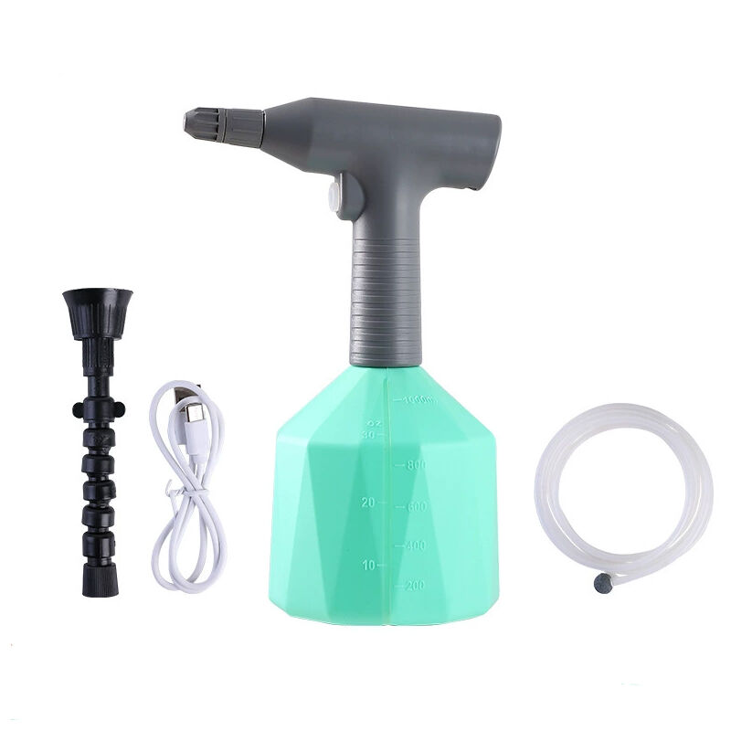foto del prodotto aiperq spruzzatore elettrico con ugello, annaffiatoio portatile per prato e giardino verde 1l 