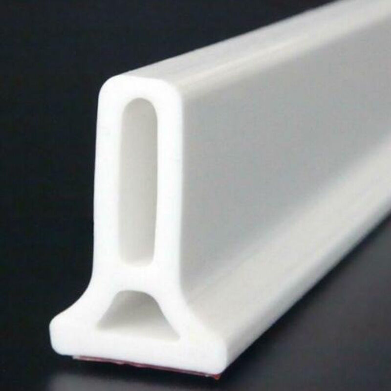 foto del prodotto aiperq striscia impermeabile per il bagno striscia impermeabile in silicone pieghevole, tappo per soglia doccia, striscia sigillante in silicone