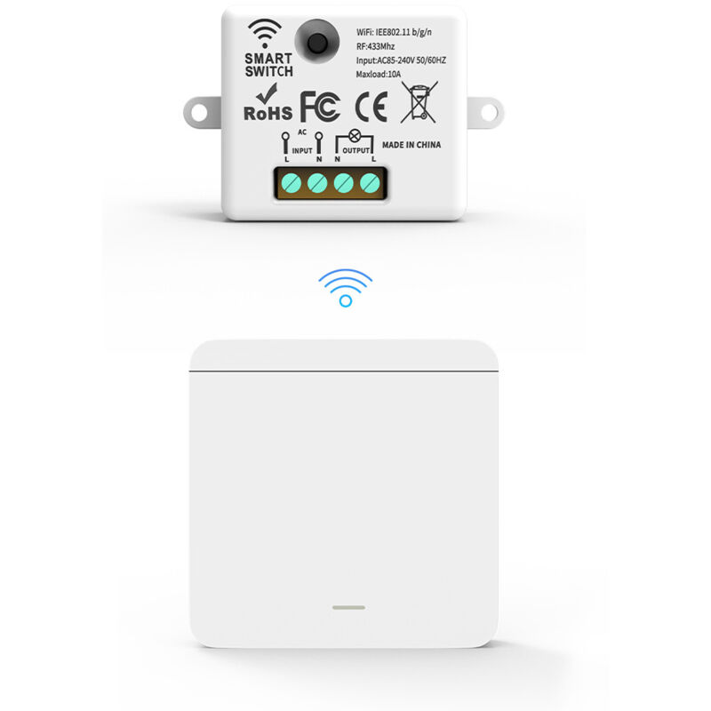 foto del prodotto aiperq strumento ricevitore luce pannello parete interruttore telecomando wireless