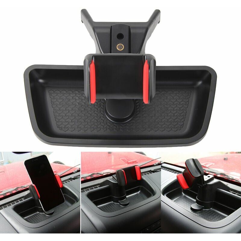 foto del prodotto aiperq supporto per cellulare supporto per auto supporto girevole per telefono per jeep wrangler jk 2012 2017
