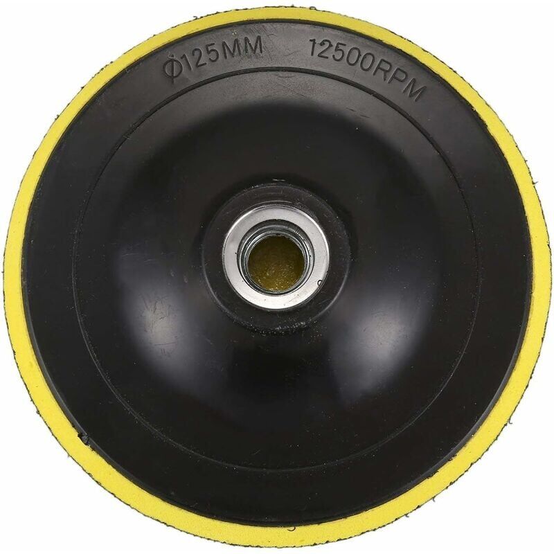foto del prodotto aiperq tampone lucidante con m14 per lucidatrice diametro filettatura 125 mm